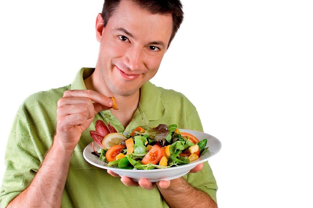 vegetable salad to improve potency